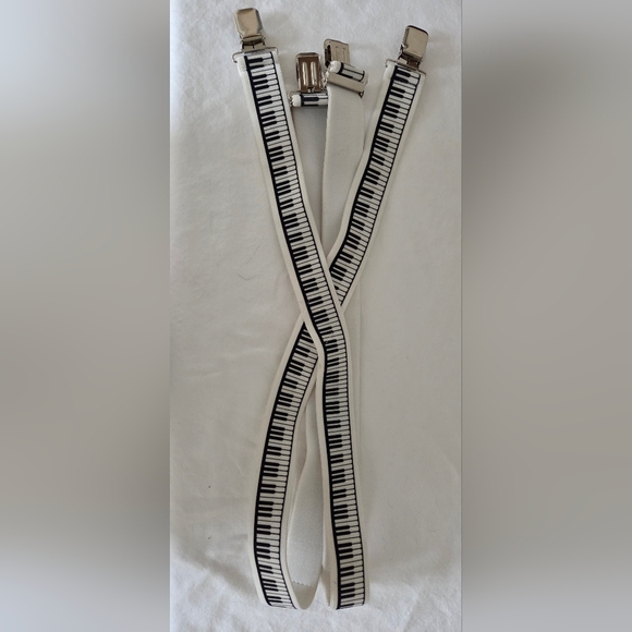 Piano Key Pattern Suspenders - Picture 5 of 8